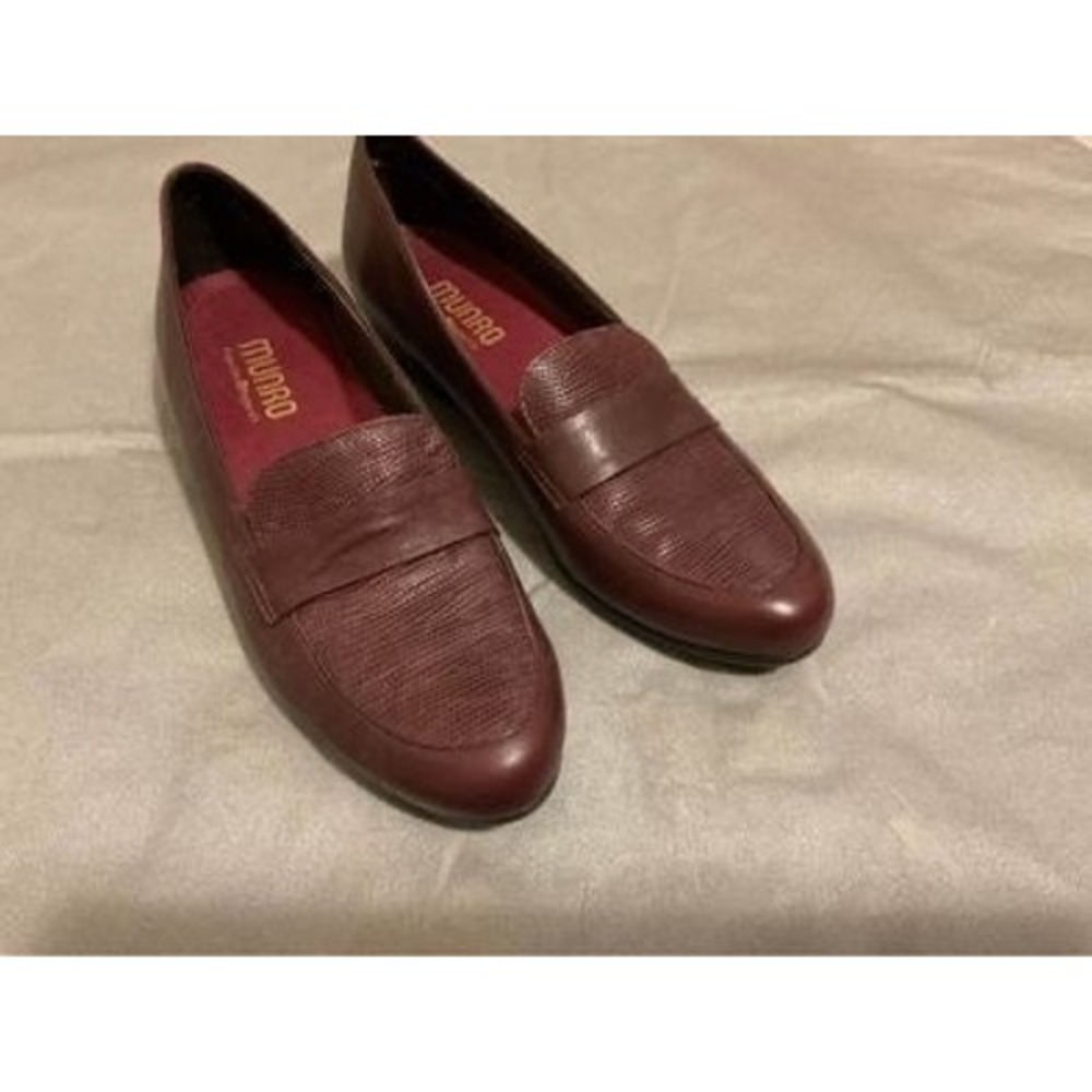 Munro American Loafer Shoe Slip On Dark Academia Comfort 8.5 USA sku1
